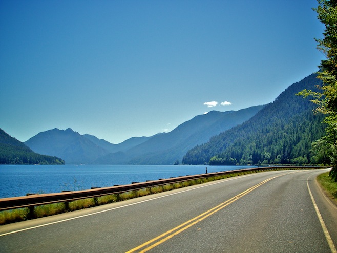 WA Lake Driving